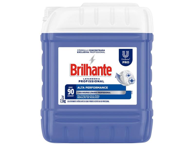Brilhante Lavanderia Profissional 7 litros